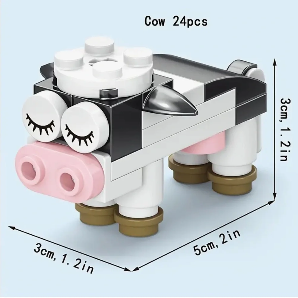 Farm Animal Building Blocks - Choose 1